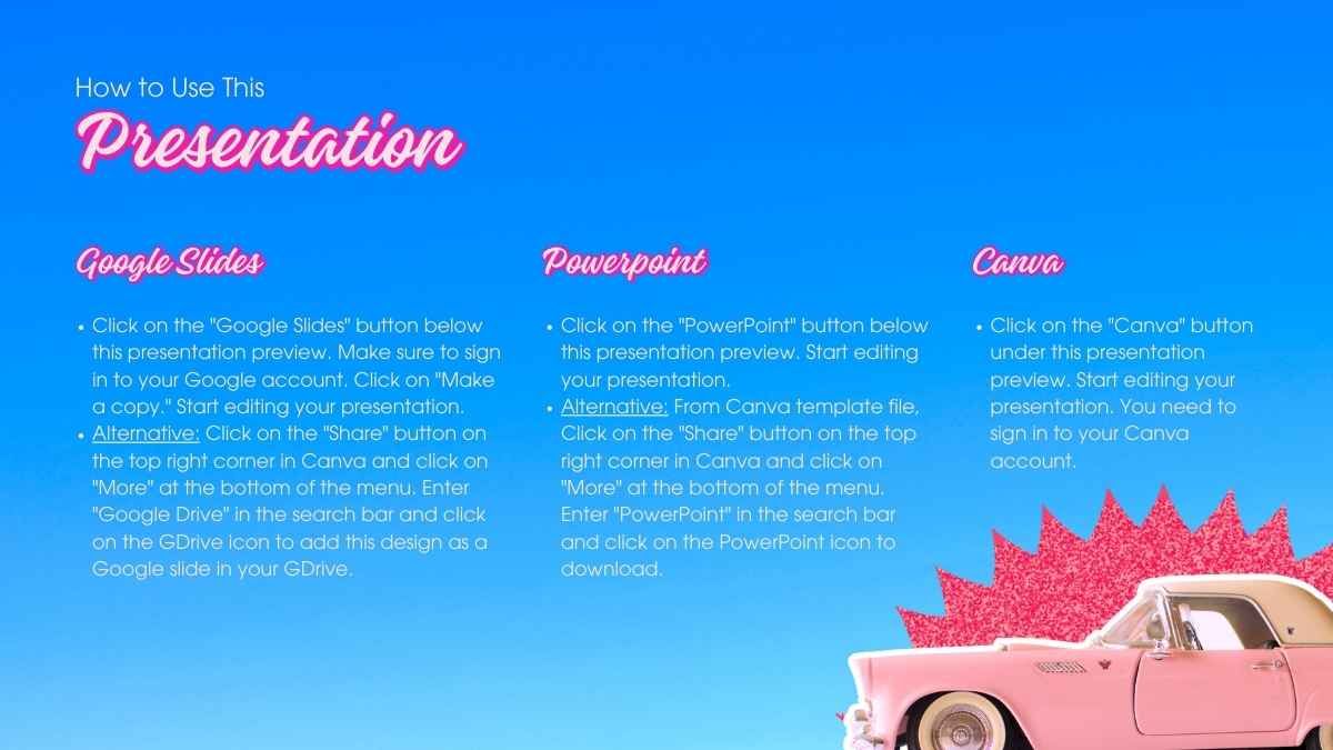 Girl Power Pink Presentation - slide 1