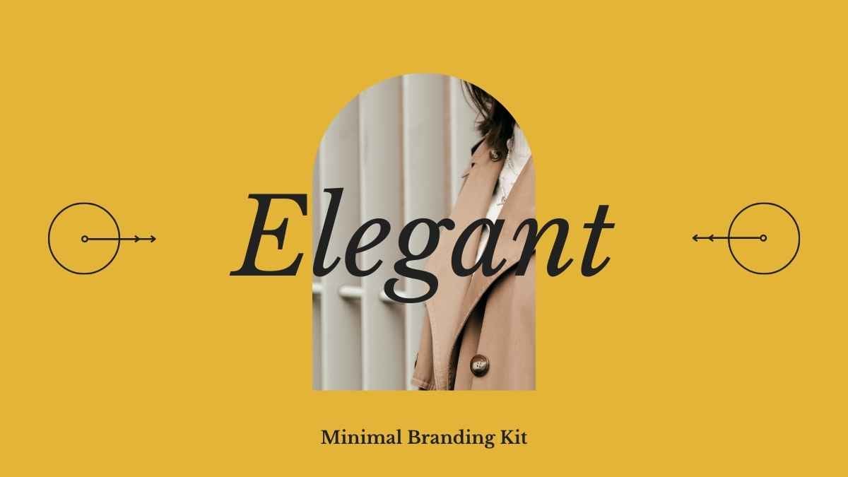 Minimalist Elegant Branding Kit Slides - slide 1