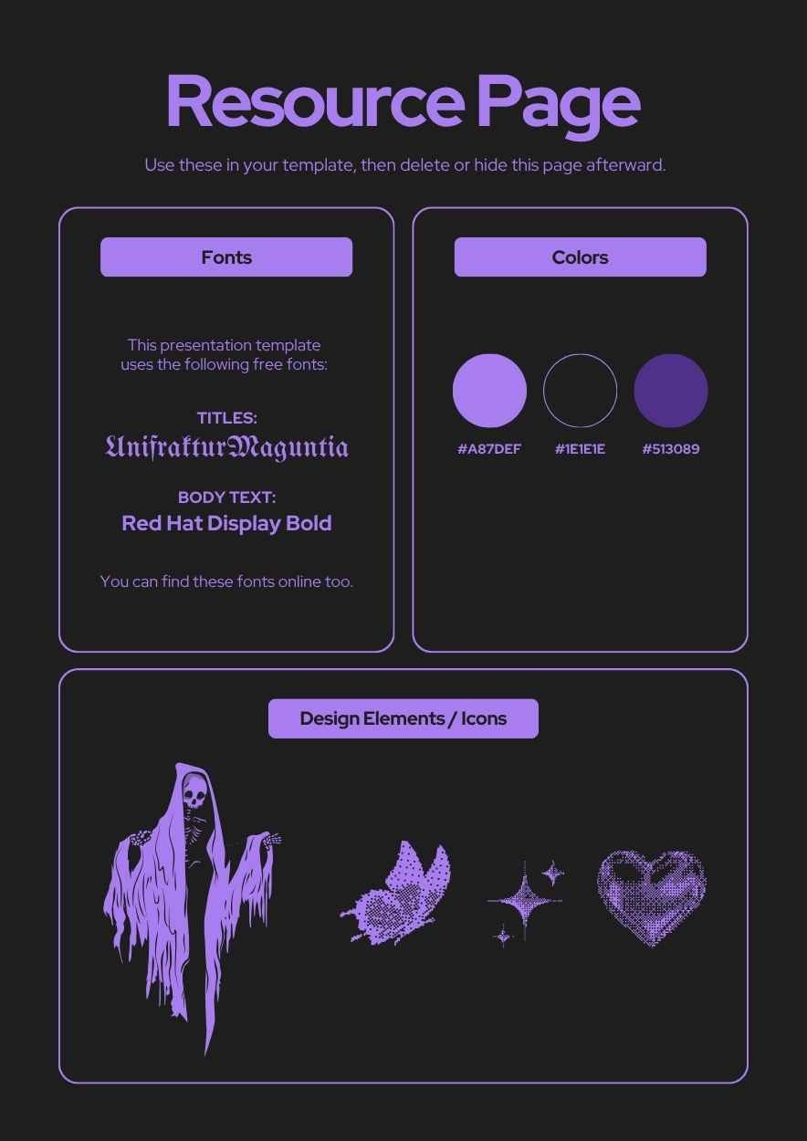 Gothic Pop Star Event Poster - slide 2