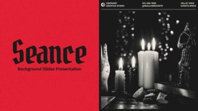 Gothic Seance Background Slides 1