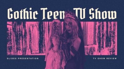 Gothic Teen TV Show Slides 1