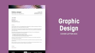 Graphic Design Cover Letter Doc