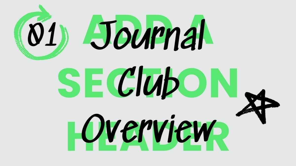 Graphic Doodle School Journal Club - slide 3