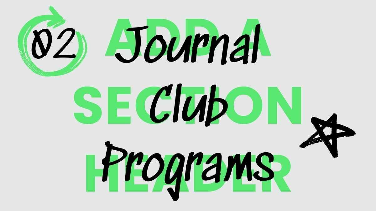 Graphic Doodle School Journal Club - slide 7