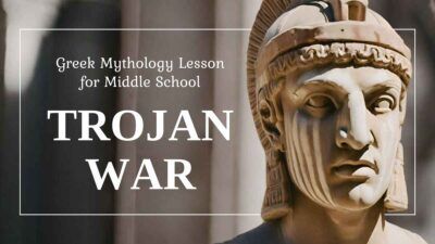 Slides Carnival Google Slides and PowerPoint Template Greek Mythology Lesson for Middle School Trojan War 9