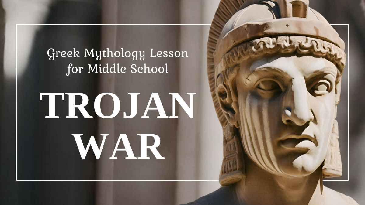Greek Mythology Lesson for Middle School: Trojan War - slide 0