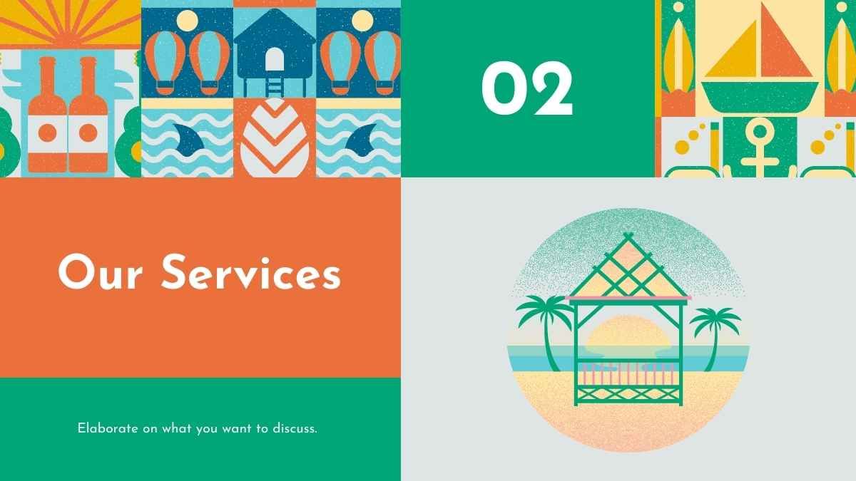 Plan de negocios festivo para agencia de viajes - diapositiva 8