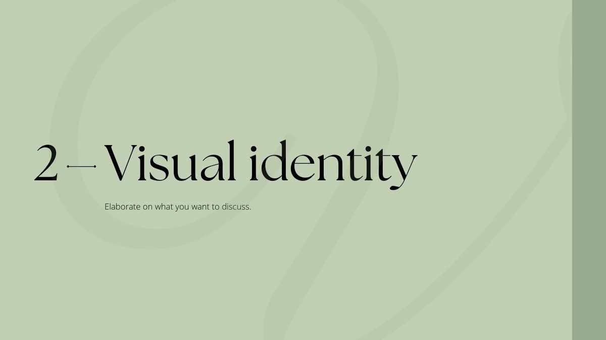 Kit de marca estética - diapositiva 11
