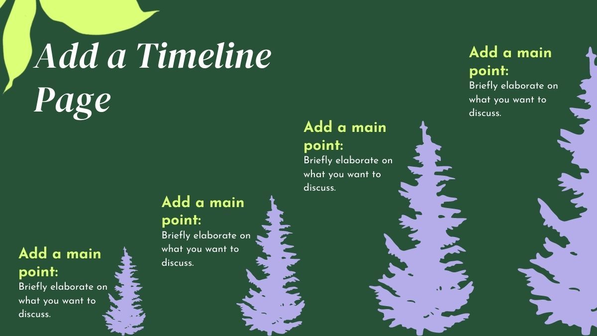 Modern Nature Tree Planting Presentation - slide 6