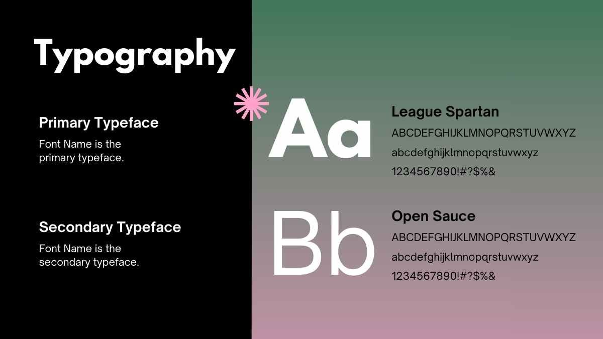 Kit de branding minimalista em gradiente - slide 14