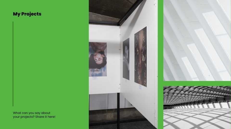 Portfólio de Slides Simples para Negócios em Estilo Coreano Verde e Branco - deslizar 10