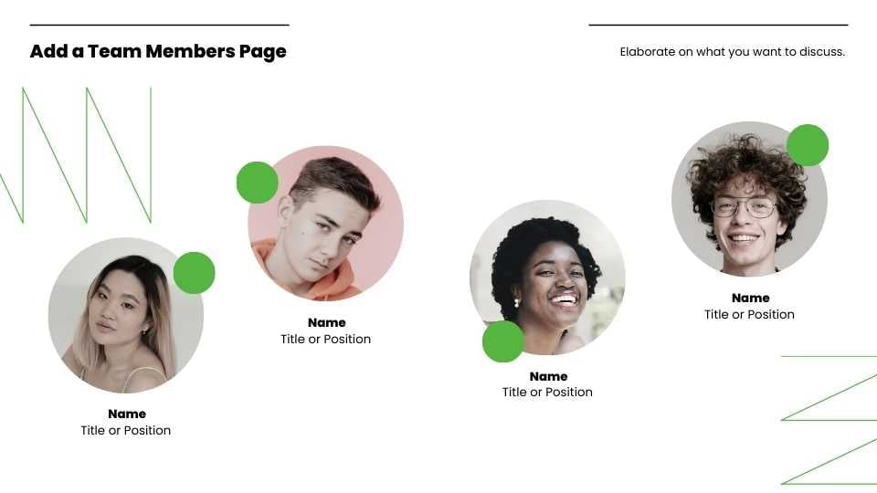 Portfólio de Slides Simples para Negócios em Estilo Coreano Verde e Branco - deslizar 14