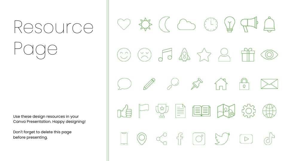 Portfólio de Slides Simples para Negócios em Estilo Coreano Verde e Branco - deslizar 27