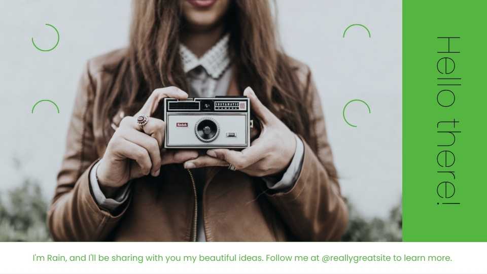 Portfólio de Slides Simples para Negócios em Estilo Coreano Verde e Branco - deslizar 4