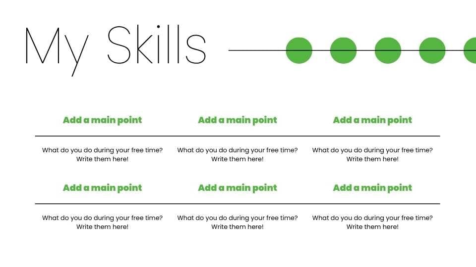 Portfólio de Slides Simples para Negócios em Estilo Coreano Verde e Branco - deslizar 8