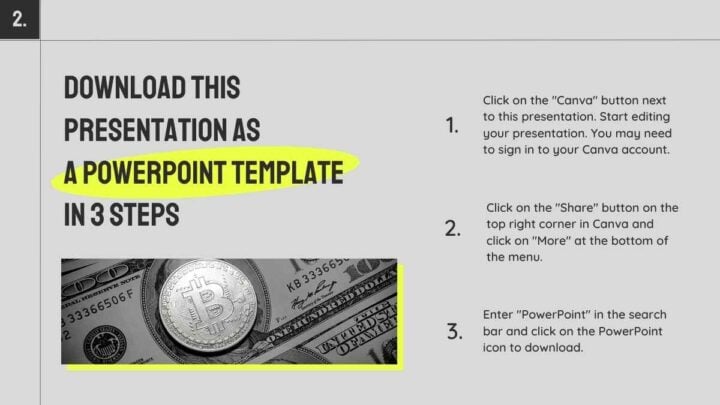 Grey and Neon Yellow Minimalistic Modern Blockchain Company Pitch Deck ...