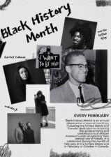 Slides Carnival Google Slides and PowerPoint Template Grunge Black History Month Poster 1