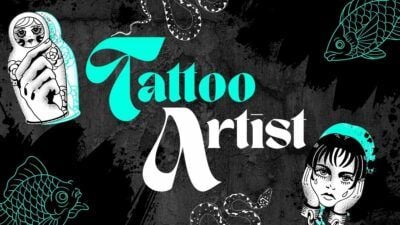 Grunge Tattoo Artist Presentation