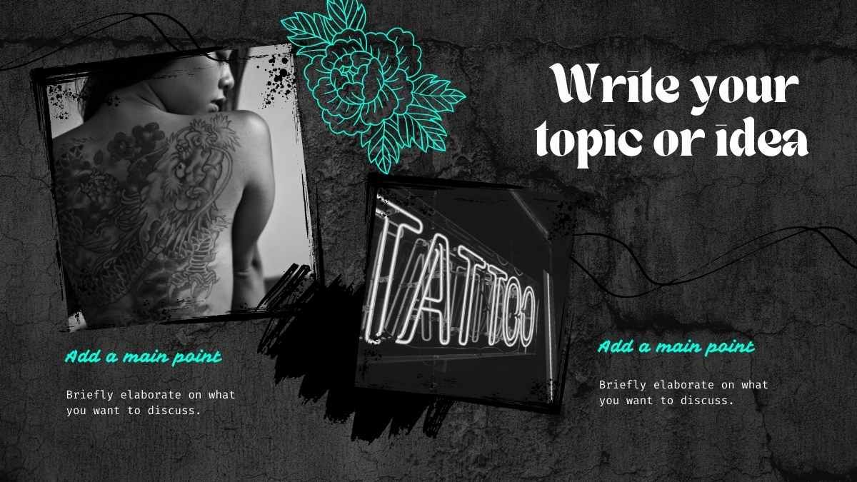 Grunge Tattoo Artist Presentation - slide 8