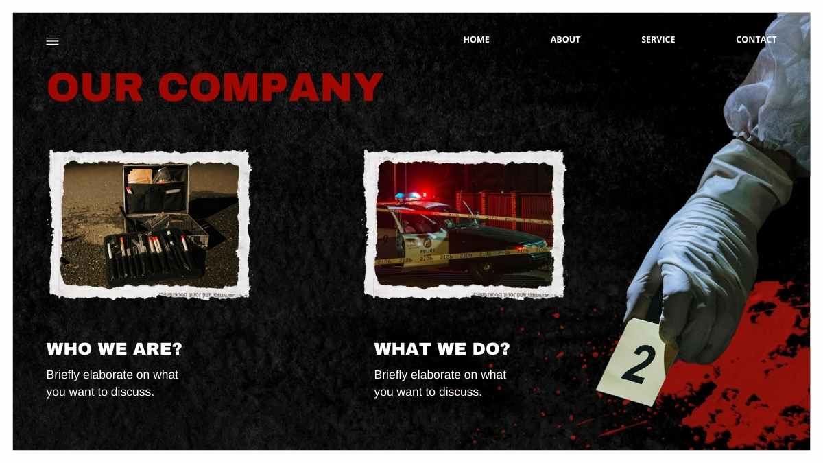 Grunge True Crime Slides - slide 5