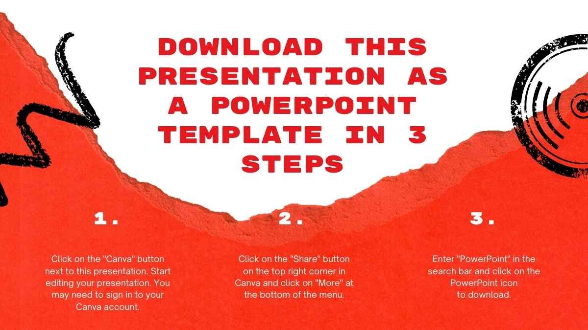Grunge Style Marketing Presentation - diapositiva 1