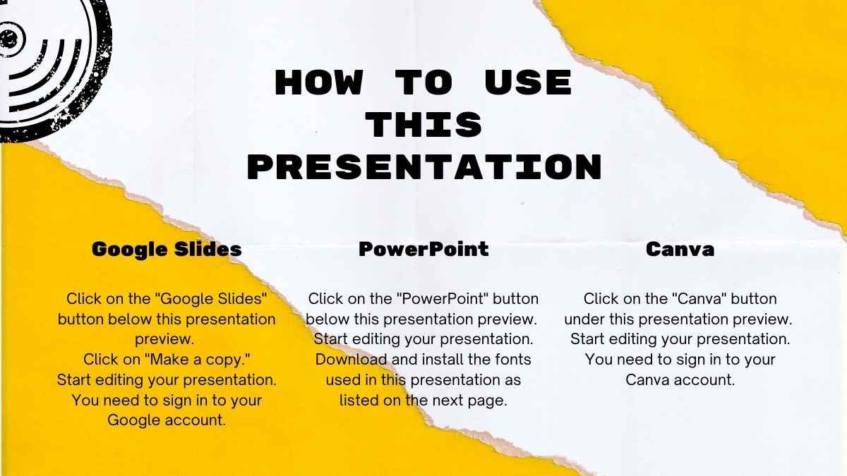 Presentación de marketing estilo grunge - slide 3