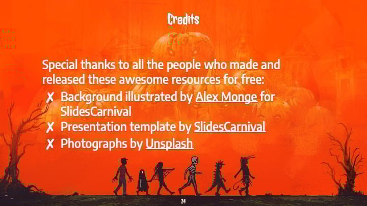 Trick or Treat Halloween Slides - slide 24