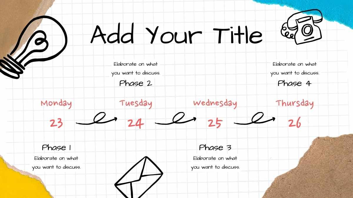 Hand-Drawn Timeline Infographics - slide 11