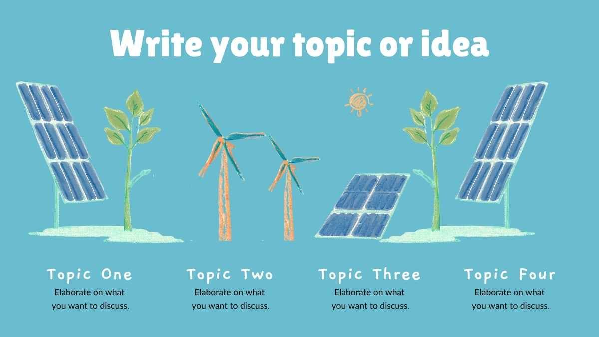 Tese sobre questões sociais desenhada à mão: Mudança climática - slide 9