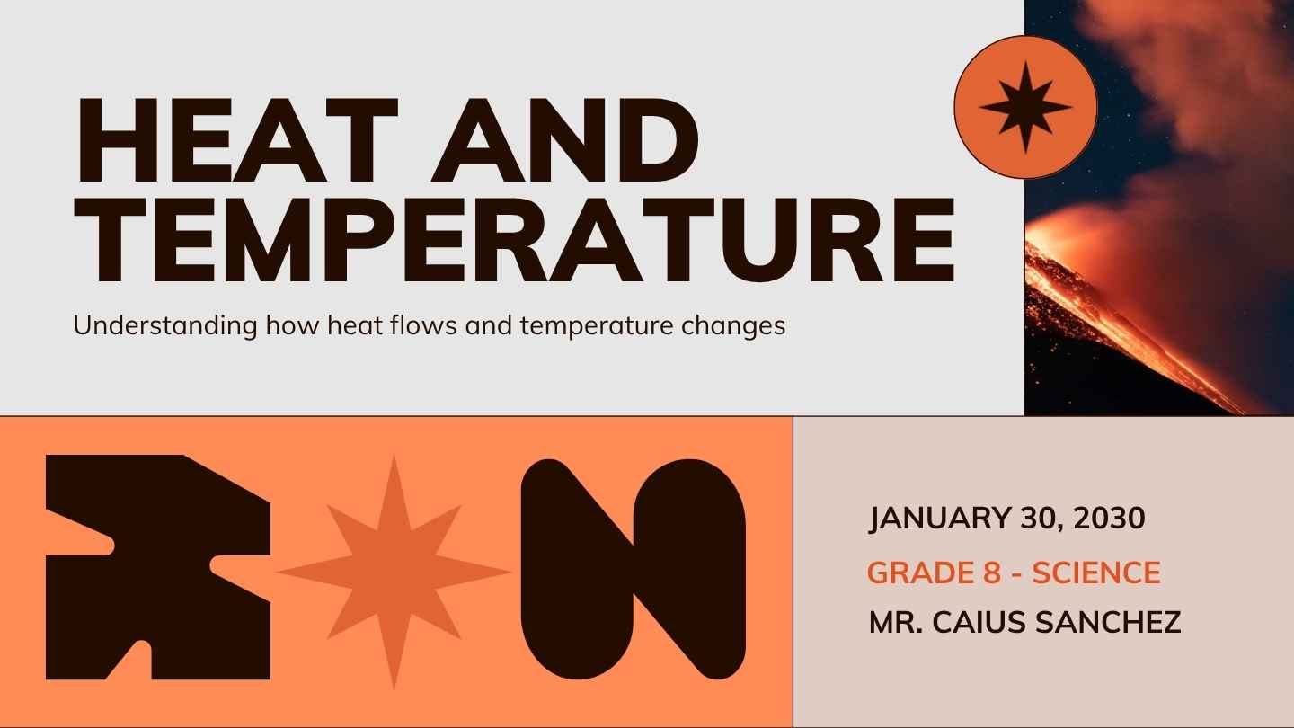 Heat And Temperature Lesson Slides For Grade 8 - slide 1
