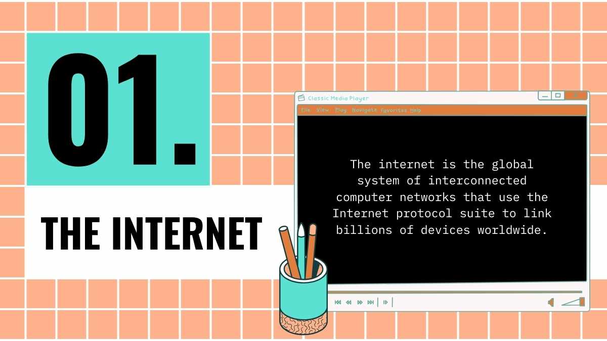 Orange History of the Internet Lesson - slide 3