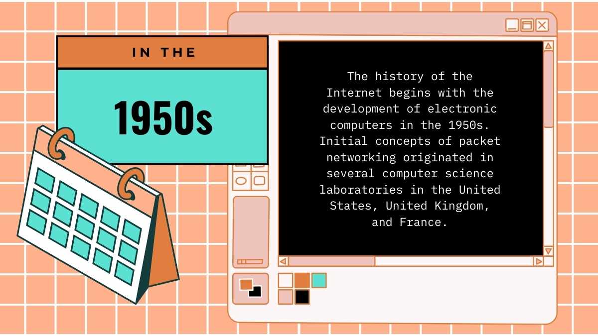 Orange History of the Internet Lesson - slide 4