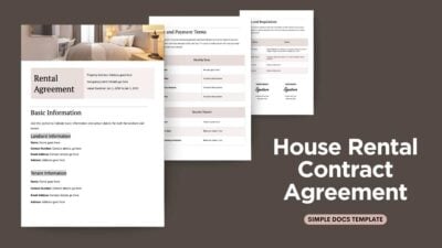 House Rental Contract Agreement 1