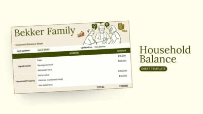 Household Balance Sheet