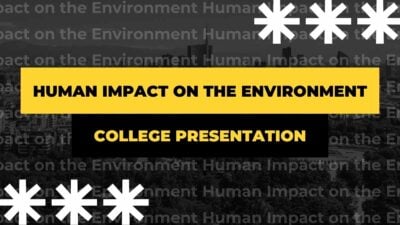 Slides Carnival Google Slides and PowerPoint Template Human Impact on the Environment for College 1