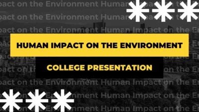 Impacto humano en el medio ambiente para universitarios