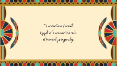 Ancient Egypt Background. Slides Template — SlidesCarnival
