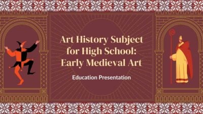 Illustrated Art History Subject: Early Medieval Art Slides