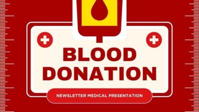 Illustrated Blood Donation Newsletter