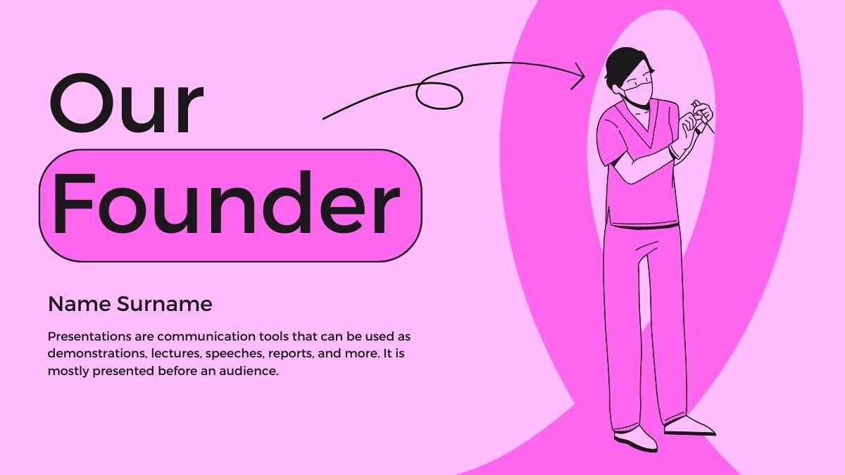 Centro de saúde para câncer de mama ilustrado - slide 5