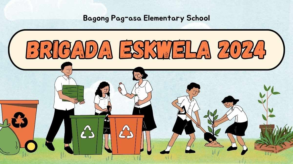 Illustrated Brigada Eskwela 2024 - slide 0