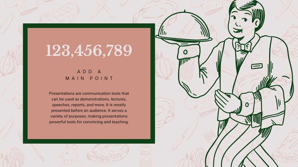 Slide Rencana Bisnis Toko Daging dengan Ilustrasi - slide 14