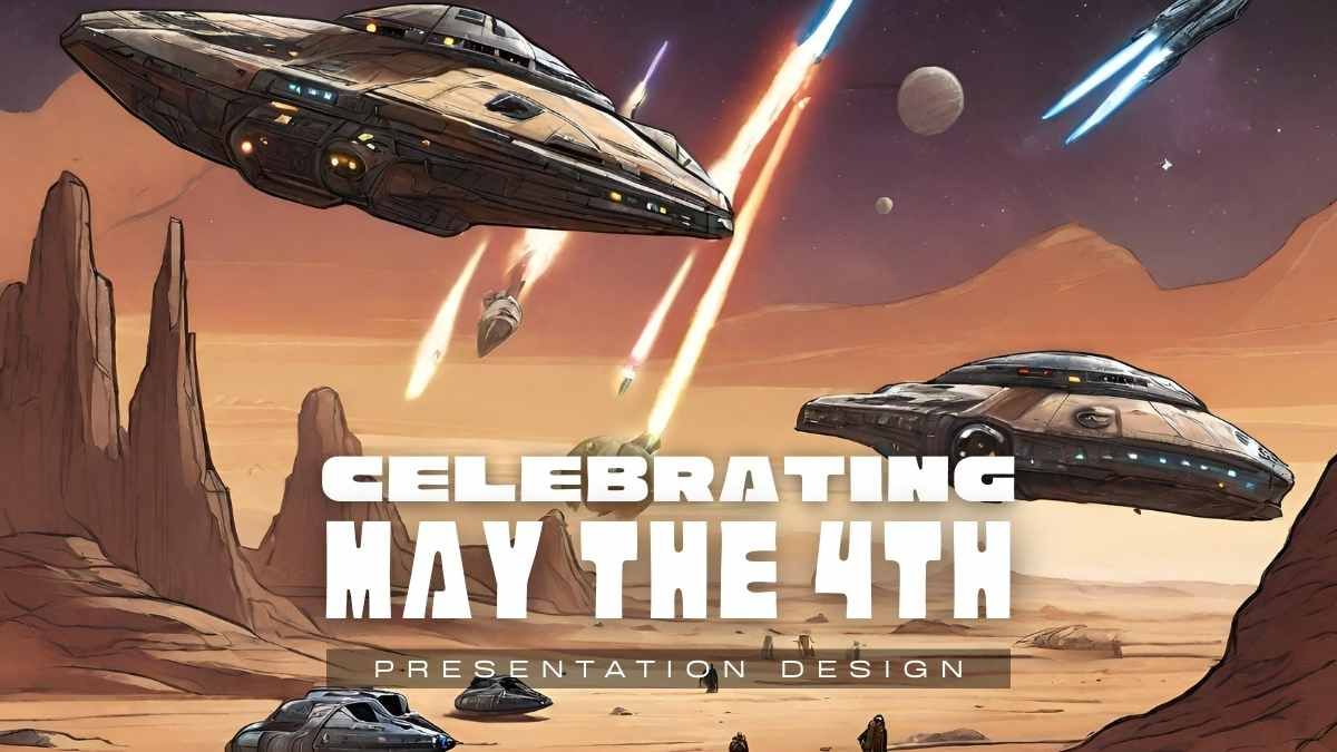 Illustrated Celebrating May the 4th - slide 0