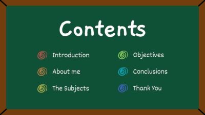 Chalkboard Background Theme for Elementary. Free PPT & Google Slides ...