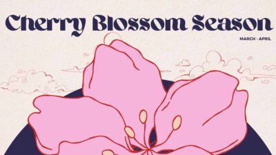 Illustrated Cherry Blossom Season