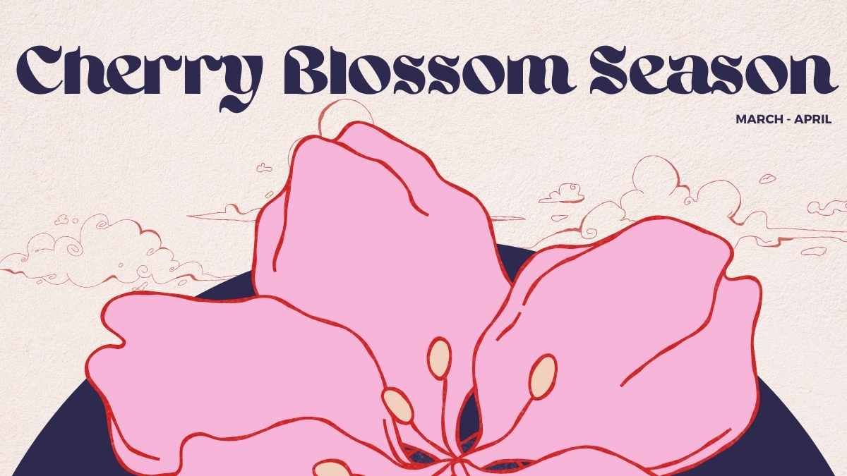 Illustrated Cherry Blossom Season - slide 0