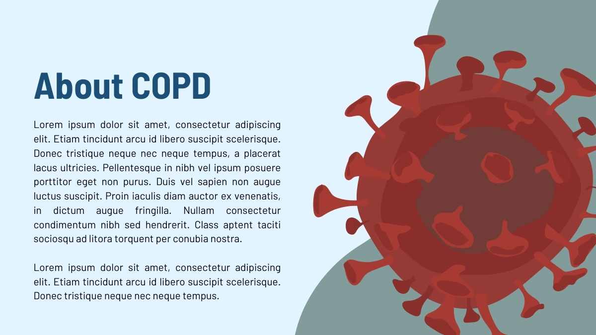 Illustrated Chronic Obstructive Pulmonary Disease (COPD) Slides - slide 6