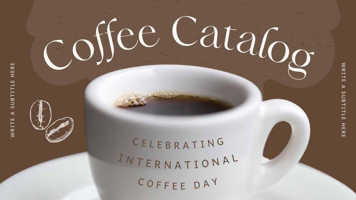 Illustrated Coffee Catalog: Celebrating International Coffee Day - slide 0