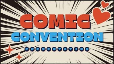 Convención de cómics ilustrada