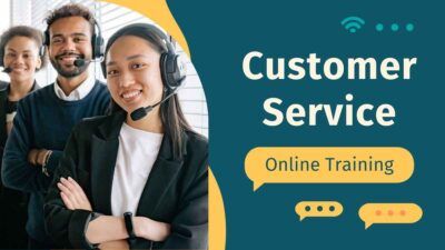 Illustrated Customer Service Online Training Slides